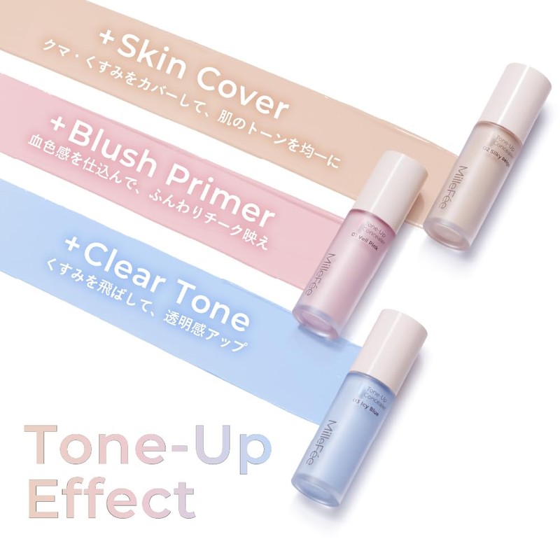 Milfie Tone Up Concealer 03 Icy Blue Matte Highlight Cover