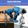 Sutekus Bench Clamp Vise 360 Degree Electric Drill Stand Holder