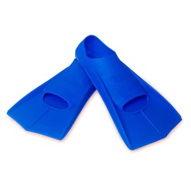 [AITREASURE] Snorkeling Fin for Swimming Fin Diving Fins Flippers with Mesh Bag Full Foot Swim Unisex Adult (Blue, M)