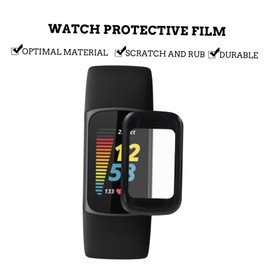 KONTONTY Watch Screen Protector Full Cover Film for Watch Smartwatch Screen Covers with Scratch Resistance