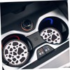 Ciieeo 2pcs Non Slip Car Cup Coasters Cow Print Mats
