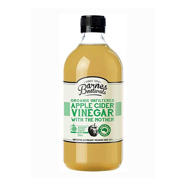 Barnes Naturals Organic Unfiltered Apple Cider Vinegar 500ml