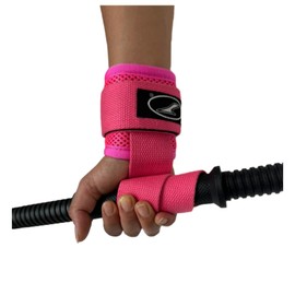 Straps Con Muñequera Para Levantamiento De Pesas, Mejor Agarre, Gym, Crossfit (Rosa)