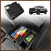 Muslogy Center Console Organizer Compatible with Ford Ranger XL XLT