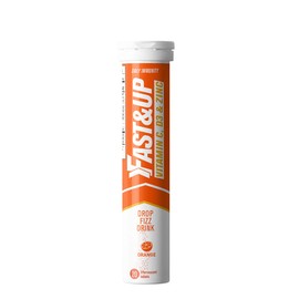 Fast&Up Vitamin C, Vitamin D & Zinc - 20 Effervescent Tablets - Complete Immunity Support - Best Defence - One Daily - Orange Flavour