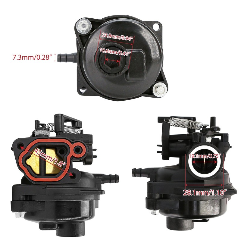 285251 Carburetor for Lawnmower, Compatible with Craftsman 917.376451 917376451 09P602-0137-F1