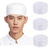 Hyzrz 3 Pcs Unisex Vent Chef Hats Adjustable Kitchen Cooking