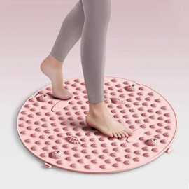 sole massage acupressure mat foot pad foot mat foot acupressure foot pad sole massage pad 55cm pink