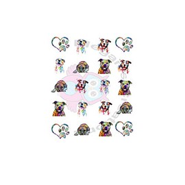 Dog Breed - Pitbull Nail Decals - Nail Art Decals