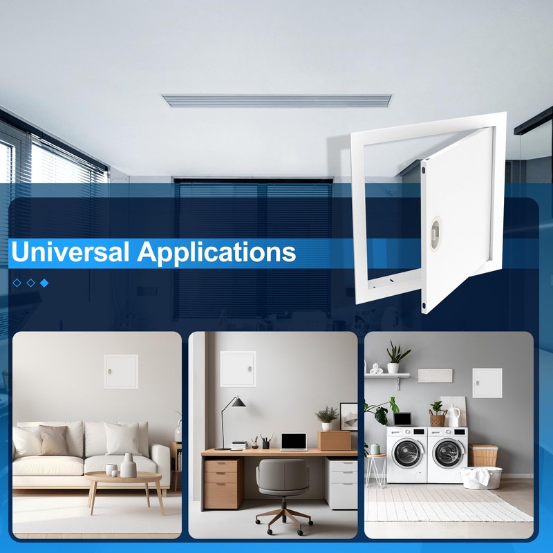 12x12 Drywall Access Panel Flush-Mounted Metal Cover for Electrical Wiring,