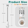 DiCUNO E26 to E26 Socket Extender (27.5CM/10.83 Inch Extension), Standard