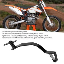 Brake Lever Pedal and Spring,Rear Hydraulic Brake Foot Pedal Lever and Spring,Bike Rear Brake Lever Pedal and Spring,Rear Brake Pedal Foot Lever Replacement for Pit Dirt Bike 50cc 110cc 125cc