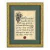 Celtic Card Company Irish Family Blessing Print Gilded Frame Green