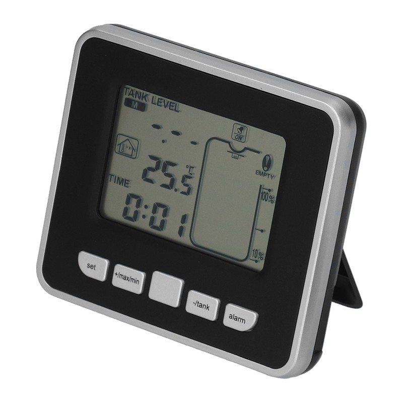 Water Tank Level Meter Ultrasonic Digital Display Depth Gauge Sensor
