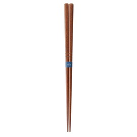 Kawai KURABI 125138 Chopsticks Brown Round Corner 9.1 inches (23 cm)