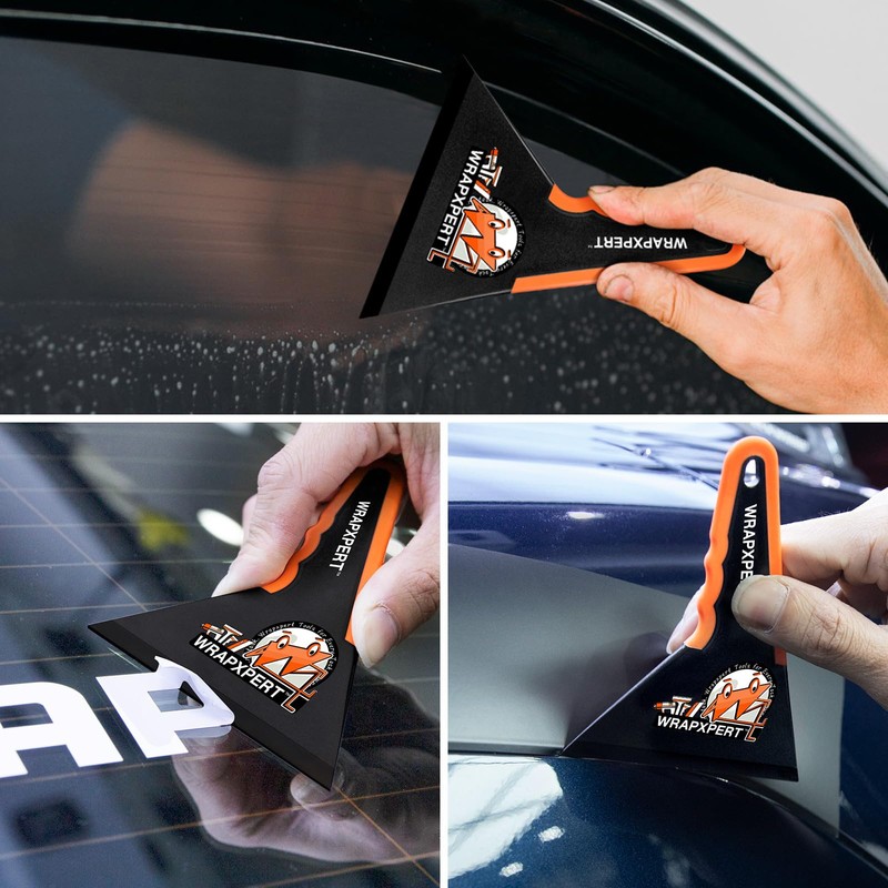 WRAPXPERT Window Tint Squeegee Triangle Contour Squeegee Corner Card Car