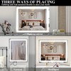 BEAUTME Vanity Mirror With LED Lights - Tabletop Hollywood Makeup