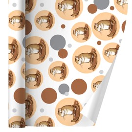 GRAPHICS & MORE Gerbil Cute Rodent Pet Gift Wrap Wrapping Paper Roll