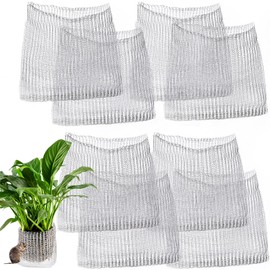 Root Guard Gopher Proof Wire Basket Mole and Vole Mesh Wire Baskets Underground Stainless Steel Wire for Plants Root Protection (Silver, 5 Gallon/ 8 Packs)