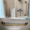 IJDD Bathroom Safety 40 Inch Grab Bar with Anti-Slip Knurled