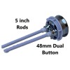 NUFLUSH 48mm Chrome Dual Flush Button by Nuflush