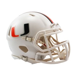 NCAA Miami Hurricanes Speed Mini Helmet
