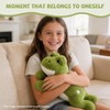 Gisqis Green Frog Stuffed Animal 17.7INCH 1.56IB