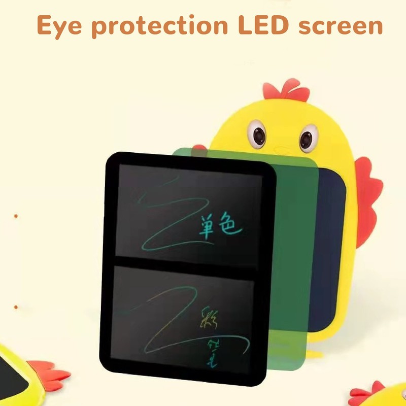8.5in Children Drawing Board Chicken Shaped LCD Painting Writing Tablet