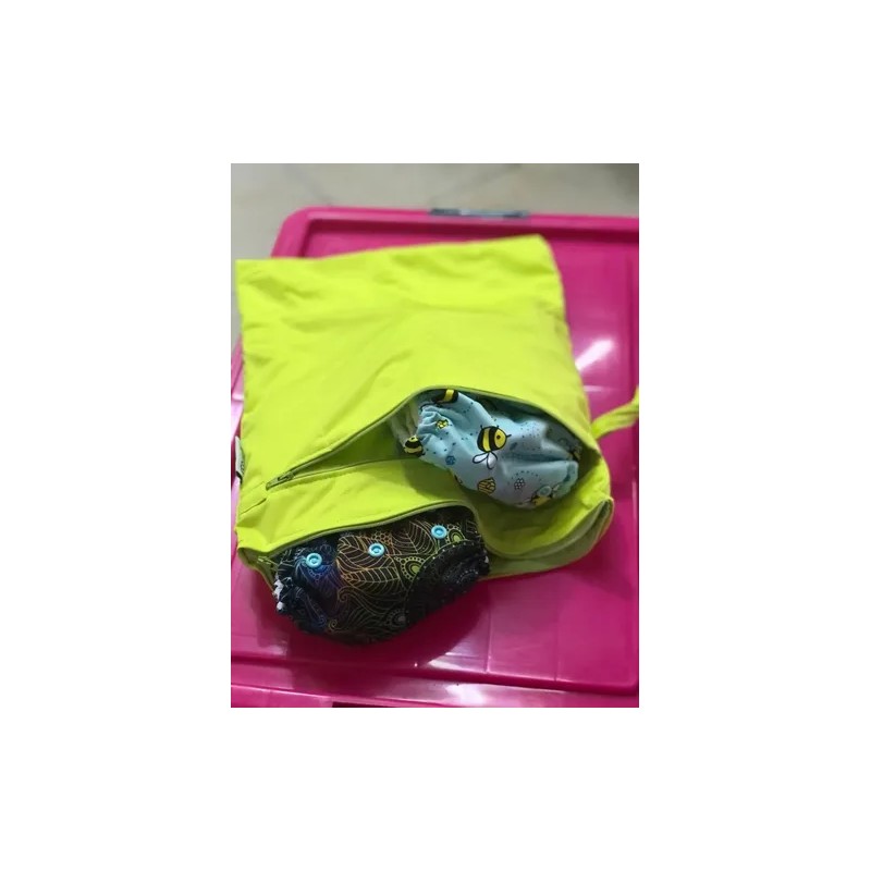 Bolsa Impermeable Wetbag Dos Cierres Para Pañal De Tela