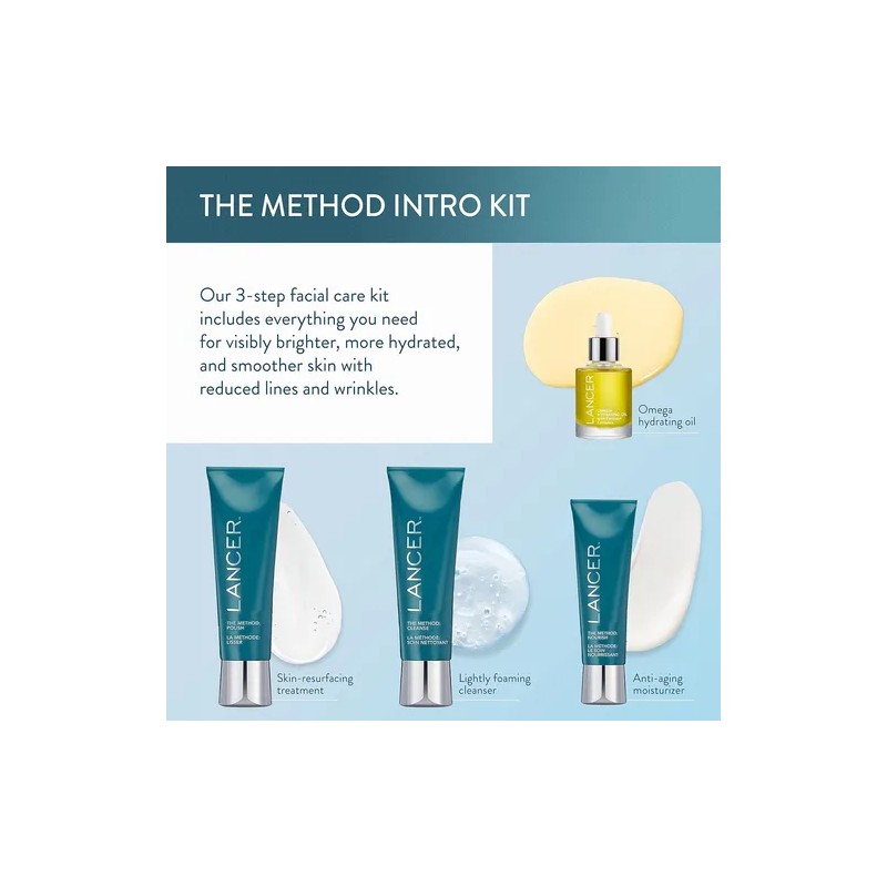 Lancer Skincare The Method - Kit De Introducción, Exfoliante