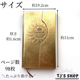 TJ's Shop Antique Notebook, Magic Book, Western Book, Miscellaneous Goods, Interior Decoration, Mysterious, Instagram (Gold)