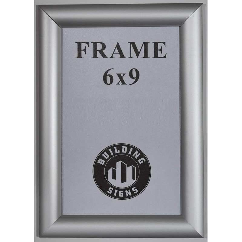 BUILDINGSIGNS.COM Elevator Certificate Notice Frame 6X9 (Aluminium, Card Size 6X9,