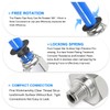 TA-VIGOR 3Pcs 1/2NPT Male x 6mm Push to Connect Pneumatic
