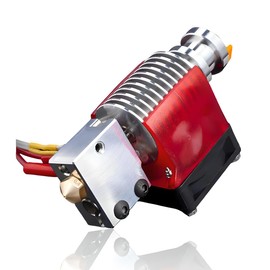 Newwish V6 Volcano All Metal Hotend Full Kit,High Flow 24V 40W Direct & Bowden J-Head Hotend,Upgrade Bi-Metal Heatbreak,Brass Nozzle 0.4mm for V6 Volcano Hotend,Titan,Dual Driver Extruder.