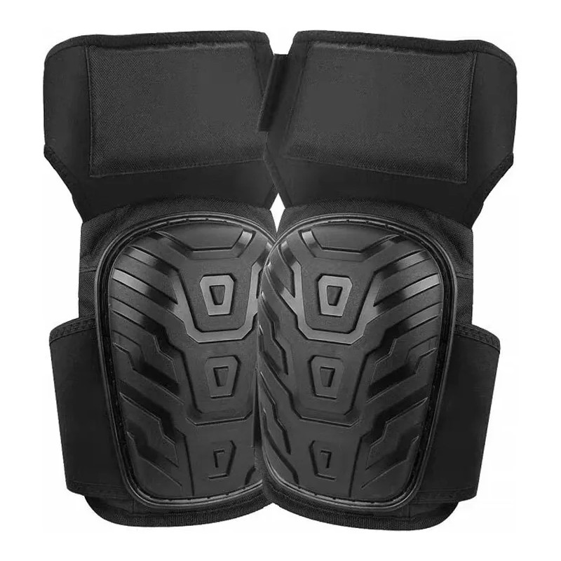 Rodilleras Kidomy Negras Resistente Uso Construcción Velcro Ajustable