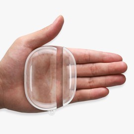 kwmobile Earphones Case Compatible with Beats Studio Buds - Crystal TPU Two-Part Earbuds Case - Transparent