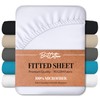 Brit Cotton Microfibre Fitted Sheet Super King 40cm/16inches Extra Deep