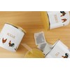 Purely Home Country Farm Tea Canister - White Metal Enamel