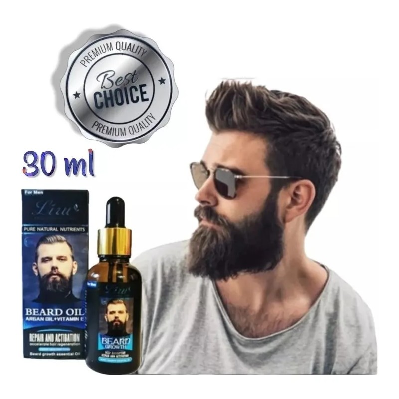 Aceite Natural Vitaminas Para Crecimiento De Barba Y Bigote Essencials