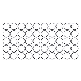 Sterling Seal XP70BUN251X50 251 Quad Ring, Buna NBR, 70 D (Pack of 50)