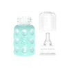 Lifefactory - Biberón de vidrio con funda de silicona, 4