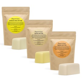 Shea, Mango and Cocoa Butter 1 lb. Bars Variety Bundle Pack - 100% Pure Natural Unrefined - Ideal Moisturizer For Dry Skin, Body, Face And Hair Growth. Great For DIY Soap and Lip Balm Making.