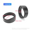 Motorcycle Frenched Lights Ring Kit, 7" Headlight Visor Trim Ring