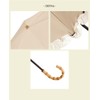Bicause B-093835 Women's Folding Umbrella, Parasol, 19.7 inches (50 cm),