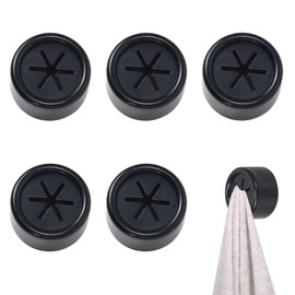 Bzzerumy Pack of 5 Towel Rails - Camping Accessories without Drilling, Must Have Camping Gadgets, Kitchen Accessories, Caravan and Motorhome Accessories, Practical Gadgets for Home and Kitchen