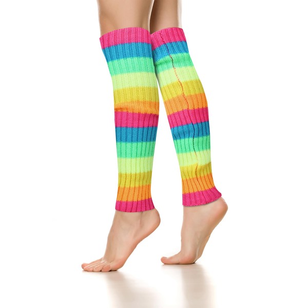 Benefeet Rainbow Leg Warmers for Women & Girls - Soft