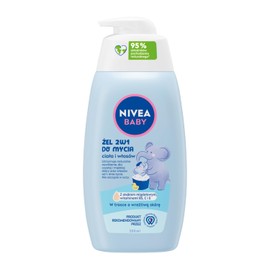 NIVEA BABY Körper- und Haarwaschgel 2in1, 500 ml mit Pumpe