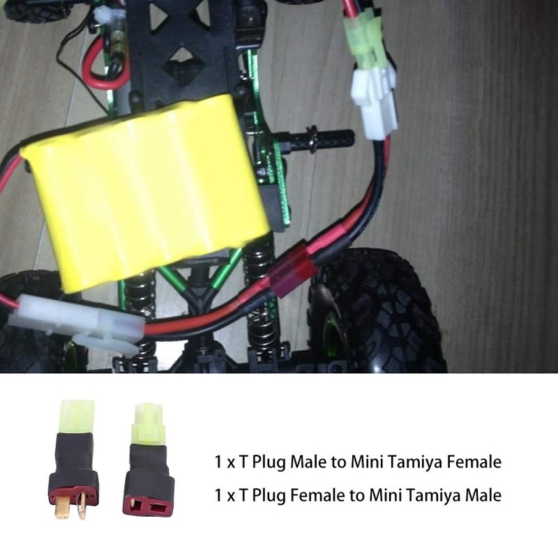 T Plug 1 Pair Male Female to Mini Female Male