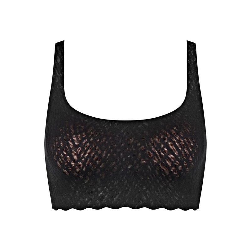 Sloggi Women's ZERO Feel Bliss Top Undershirt, Black, L