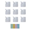 SOWAKA 10 Pcs Portable Fluid Bags with Sticker 30 ML